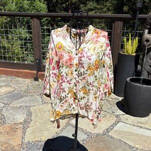 Zara Multicolor Floral Blouse